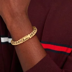 Bracelet Homme Tommy Hilfiger - 2790434 Acier Doré