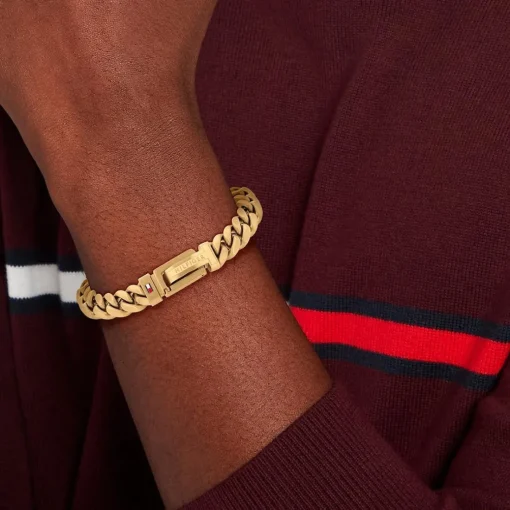 Bracelet Homme Tommy Hilfiger - 2790434 Acier Doré