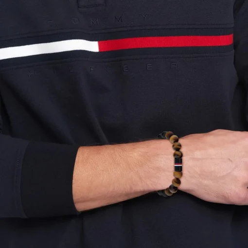Bracelet Homme Tommy Hilfiger Jameson - 2790631 Acier Noir, Marron