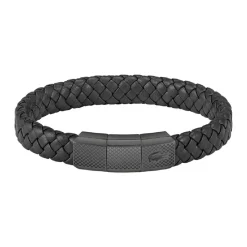 Bracelet HommeLacoste Rokel 2040285 - Cuir Noir
