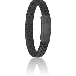 Bracelet HommeLacoste Rokel 2040285 - Cuir Noir