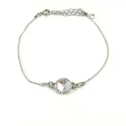Bracelet Indicolite Emily BREMI001 - Bracelet Argent A925/00 Cristal Swarovski blanc Femme
