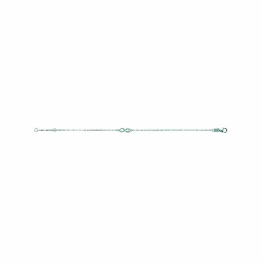 Bracelet Infini femme argent rhodié blanc serti infini griffe - VWZ436ZV