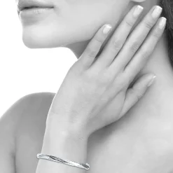 Bracelet Jonc femme argent fermé Maison de la Bijouterie V00ZZ36Y