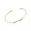 Bracelet Jonc femme oxyde de zirconium plaqué or Maison de la Bijouterie UW3W405V