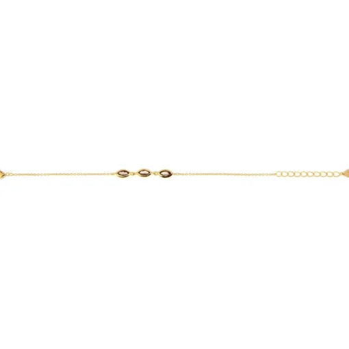 Bracelet Kira Doré & Quartz Fumé