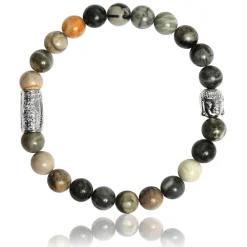 Bracelet Lauren Steven Design ML052 - Bracelet En Pierre Naturelle Pierre Picasso Homme