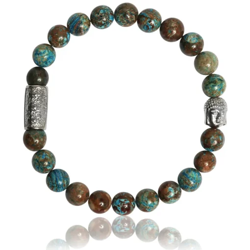 Bracelet Lauren Steven Design ML066 - Bracelet En Pierre Naturelle Pierre de Phoenix Homme