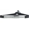 Bracelet Les Interchangeables A31540 - Bracelet Tissu Noir Cristaux de haute qualité Femme