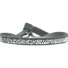 Bracelet Les Interchangeables A24964 - Bracelet Tissu Bleu Cristaux de haute qualité Femme