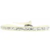 Bracelet Les Interchangeables A24926 - Bracelet Tissu Beige Cristaux de haute qualité Femme