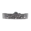 Bracelet Les Interchangeables A36482 - Bracelet Tissu Bleu Cristaux de haute qualité Femme