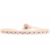 Bracelet Les Interchangeables A36910 - Bracelet Tissu Rose Cristaux de haute qualité Femme