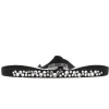 Bracelet Les Interchangeables A27799 - Bracelet Tissu Noir Cristaux de haute qualité Femme