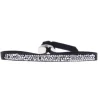 Bracelet Les Interchangeables A37032 - Bracelet Tissu Noir Cristaux de haute qualité Femme