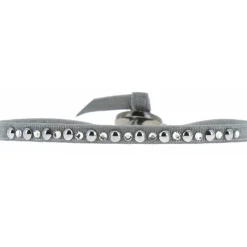Bracelet Les Interchangeables A29570 - Bracelet Tissu Acier Gris Femme