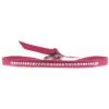 Bracelet Les Interchangeables A32798 - Bracelet Tissu Rouge Cristaux de haute qualité Femme