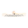 Bracelet Les Interchangeables A33409 - Bracelet Tissu Rose Cristaux de haute qualité Femme