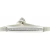 Bracelet Les Interchangeables A31799 - Bracelet Tissu Vert Cristaux de haute qualité Femme