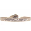 Bracelet Les Interchangeables A34564 - Bracelet Tissu Beige Cristaux de haute qualité Femme