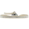 Bracelet Les Interchangeables A31424 - Bracelet Tissu Beige Cristaux de haute qualité Femme
