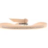 Bracelet Les Interchangeables A35353 - Bracelet Tissu Beige Cristaux de haute qualité Femme