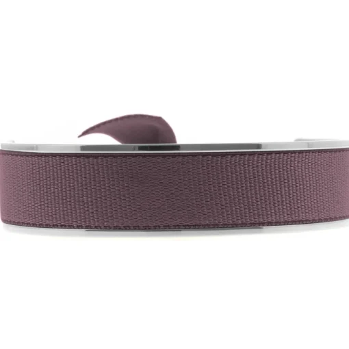 Bracelet Les Interchangeables A47608 - Jonc Ruban Interchangeables 12mm Bordeaux Femme