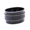 Bracelet Redskins 285101 - Bracelet Noir Cuir Homme