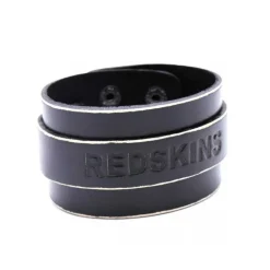 Bracelet Redskins 285101 - Bracelet Noir Cuir Homme