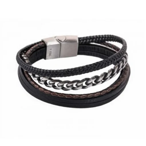 Bracelet Redskins Bijoux 285512 - Homme avec Chaîne Gourmette en Acier