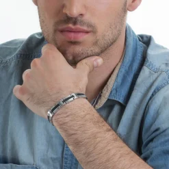 Bracelet ROCHET B501090 - Bracelet Hybrid Bicolore Homme