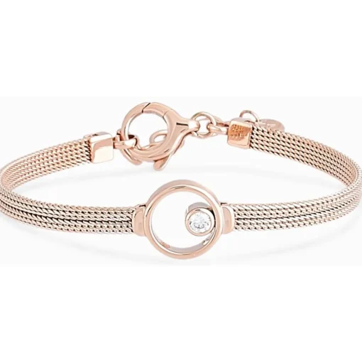 Bracelet skagen Elin SKJ0851791 - Bracelet Milanais Doré Rose Femme