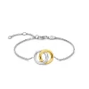 Bracelet Ti Sento - 2790SY Argent Bicolore Anneaux Entrelacés