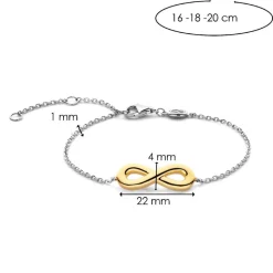 Bracelet Ti Sento - 2823SY Argent Doré Infini