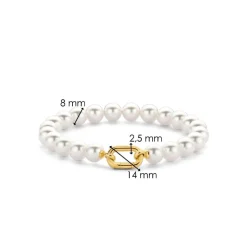 Bracelet Ti Sento - 23036YP Argent Doré Perles Synthétiques