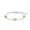 Bracelet Ti Sento - 2925ZY Argent Bicolore Et Anneaux Entrelacés