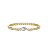 Bracelet Ti Sento - 2842ZY Argent Doré Maille Tennis