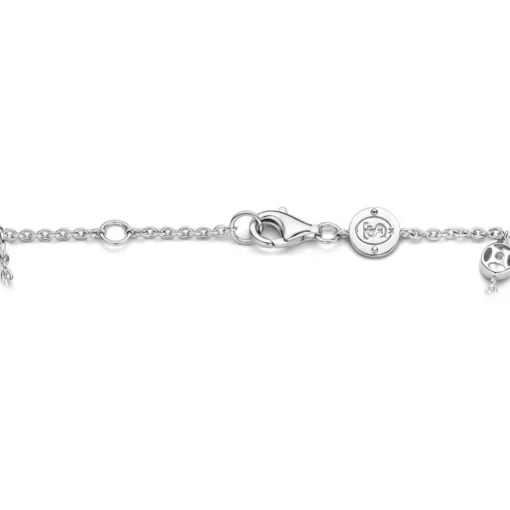 Bracelet Ti Sento Femme 2756ZI - Bracelet Ronds Strass Argent