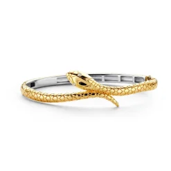 Bracelet Ti Sento Poolside reflections 2903SY - Bracelet Jonc Argent doré forme animale Femme