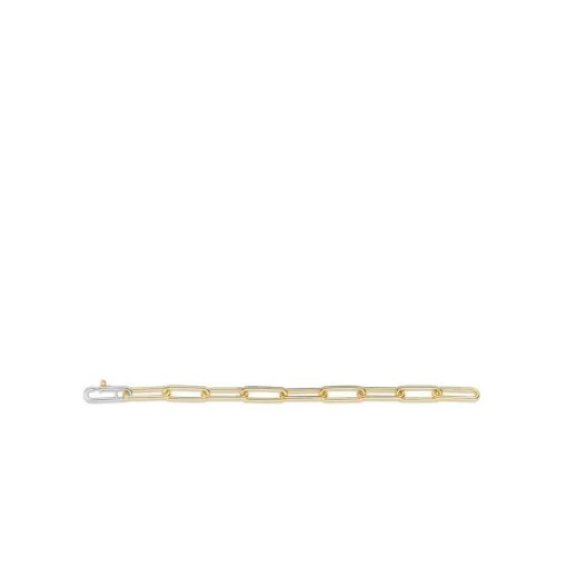 Bracelet Ti Sento 2926SY - argent doré grandes mailles rectangulaires Femme