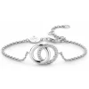 Bracelet Ti Sento 2790ZI - Bracelet Anneaux entrelacés Argent Femme