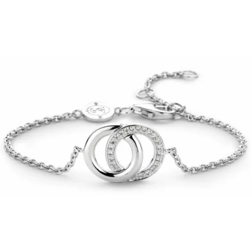 Bracelet Ti Sento 2790ZI - Bracelet Anneaux entrelacés Argent Femme