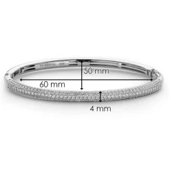 Bracelet Ti Sento 2874ZI - Bracelet Argent Pavé Zirconium Femme