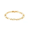 Chaine figaro 1-1 plaqué or homme Maison de la Bijouterie 7mm Y3ZYY0YZ