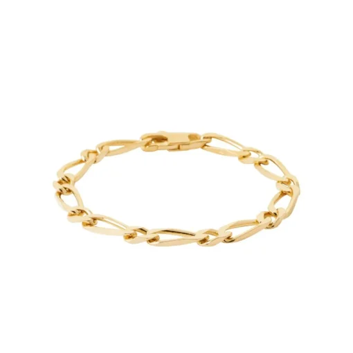 Chaine figaro 1-1 plaqué or homme Maison de la Bijouterie 7mm Y3ZYY0YZ