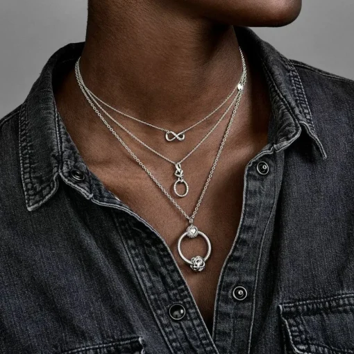 Chaîne Pandora Moments à Maille Forçat