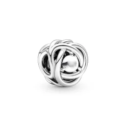 Charm Asymétrique et Perle Pandora - Argent 925/1000