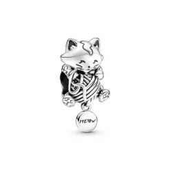 Charm Boule Chaton & Pelote de Laine Pandora Moments