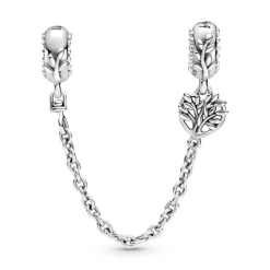 Charm Chaîne de Confort Arbre de vie Cœur Pandora Bijoux