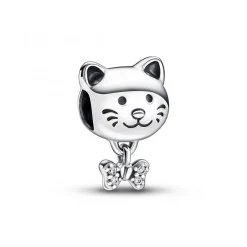 Charm chat et nœud scintillant